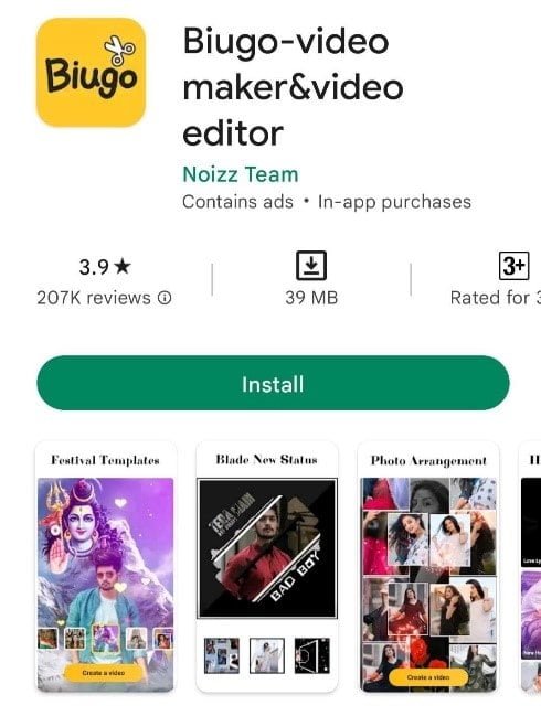 Biugo – Status Video Banane Ka App