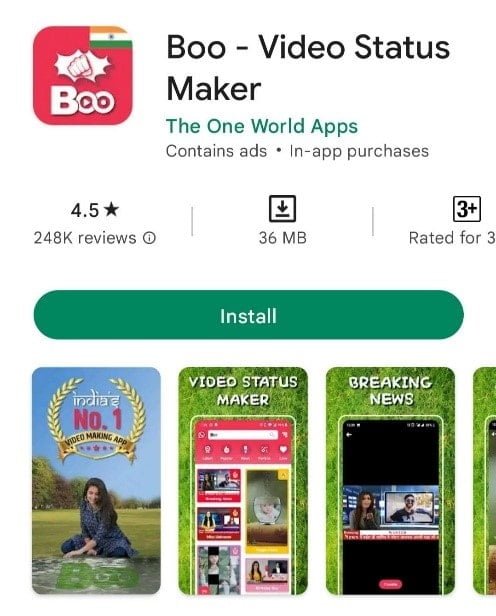 Boo – Status Banane Wala App Download